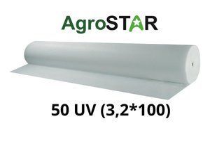 Агроволокно AgroStar щільність 50г/м2 біле 3,2м*100м Україна А0056203 фото